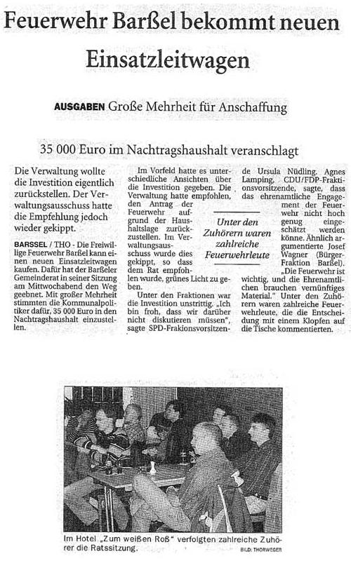 Bericht des General- Anzeigers Rhauderfehn.